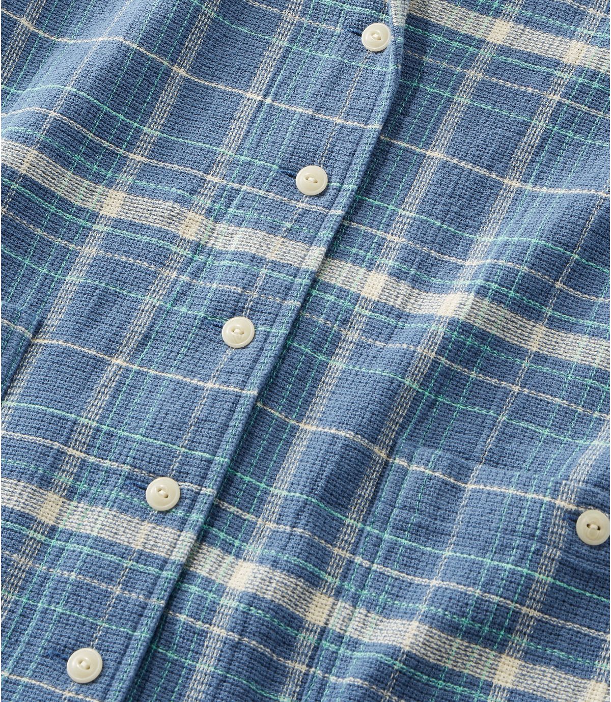 L.L.Bean Women's Signature Cool Weave Camp Shirt, Pattern