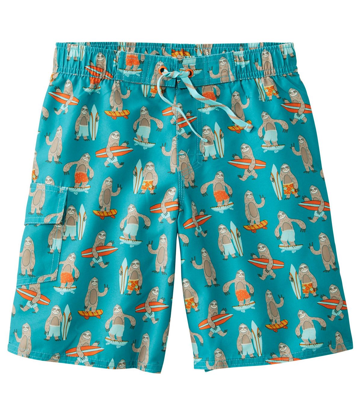 L.L.Bean Boys' BeanSport Swim Shorts, Print