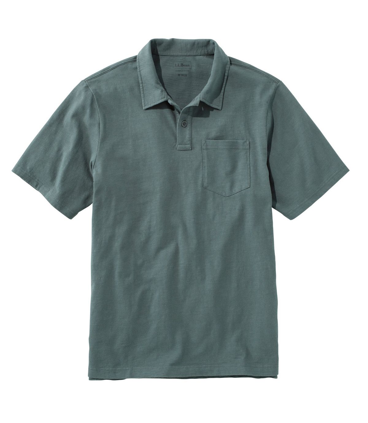 L.L.Bean Men's Lakewashed® Organic Cotton Polo, Short-Sleeve