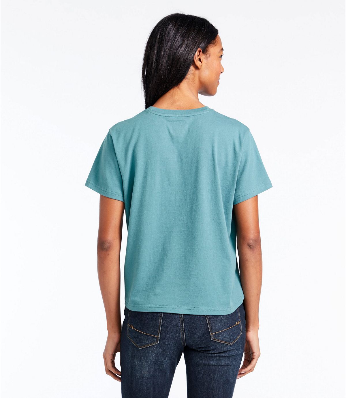 L.L.Bean Women's Saturday T-Shirt, Crewneck