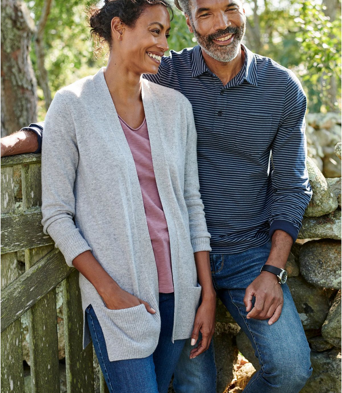 L.L.Bean Women's Classic Cashmere Open Cardigan with Pocket