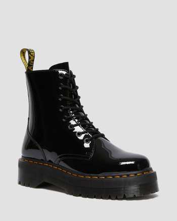 Jadon Patent Leather Platform Boots,MEN'S PLATFORMS,no.451