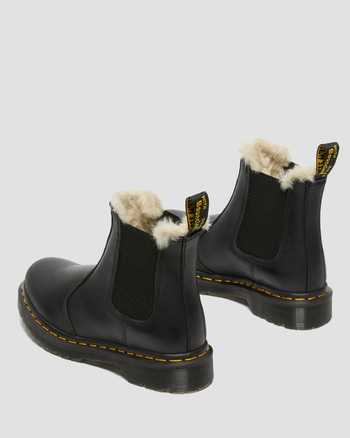 2976 Women's Faux Fur Lined Chelsea Boots,WOMEN'S WINTER BOOTS,no.22