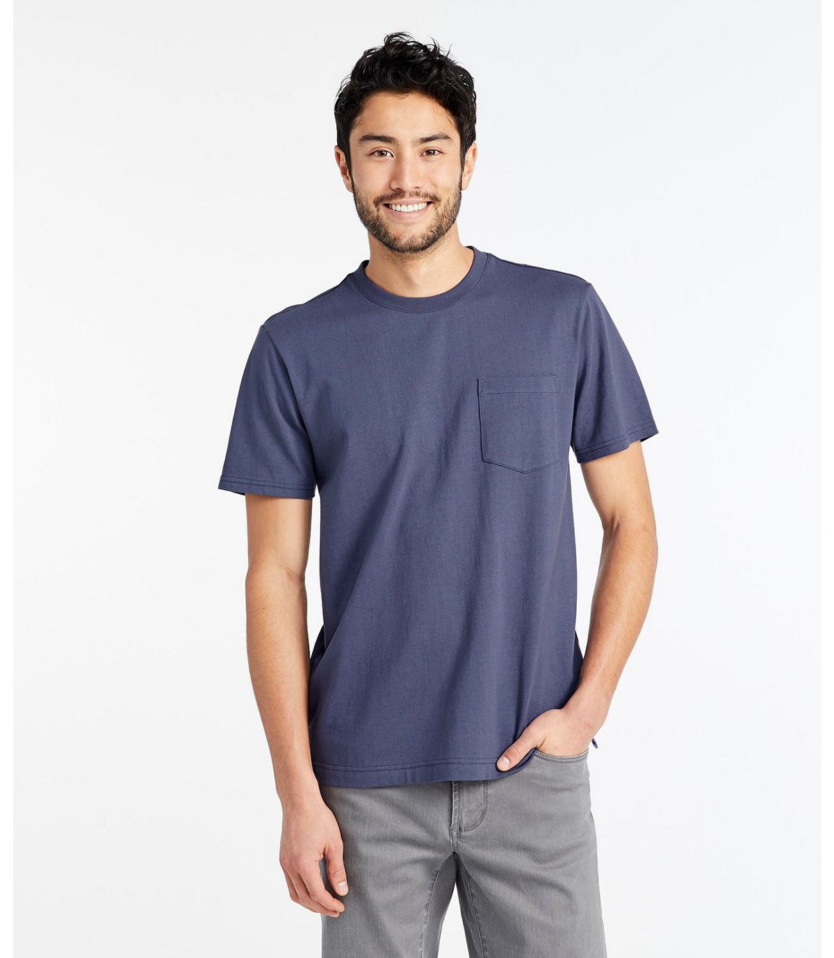 L.L.Bean Men's Signature Pocket Tee, Short-Sleeve
