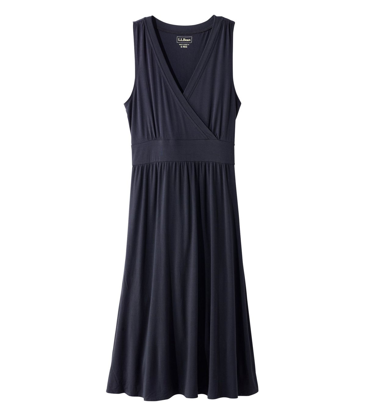 L.L.Bean Women's Summer Knit Dress, Sleeveless