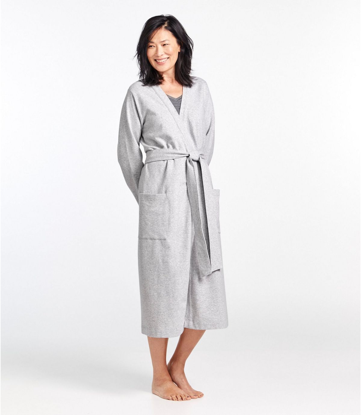 L.L.Bean Women's Ultrasoft Sweatshirt Robe, Wrap