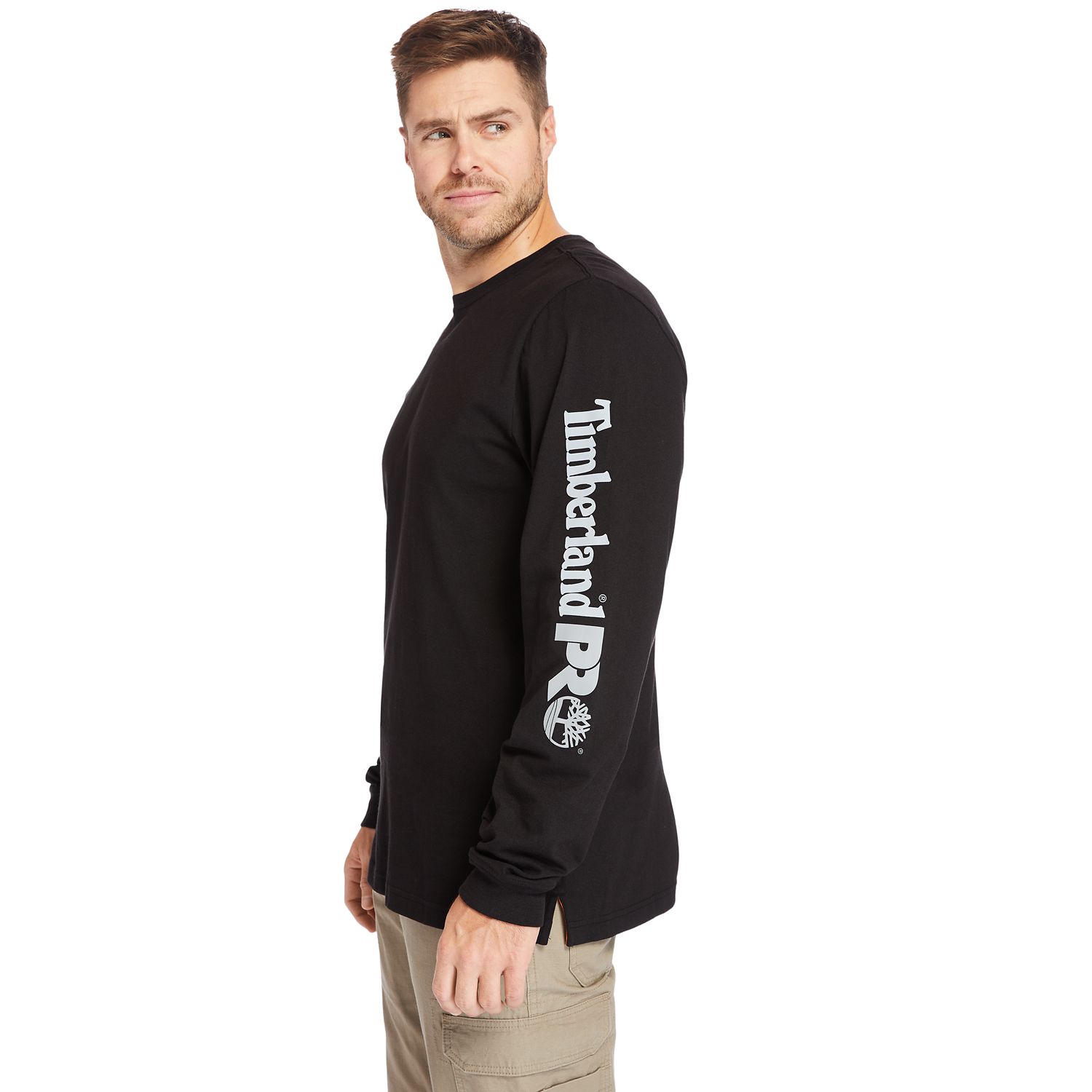 Men's Big & Tall Timberland PRO Base Plate Long-Sleeve Wicking T-Shirt
