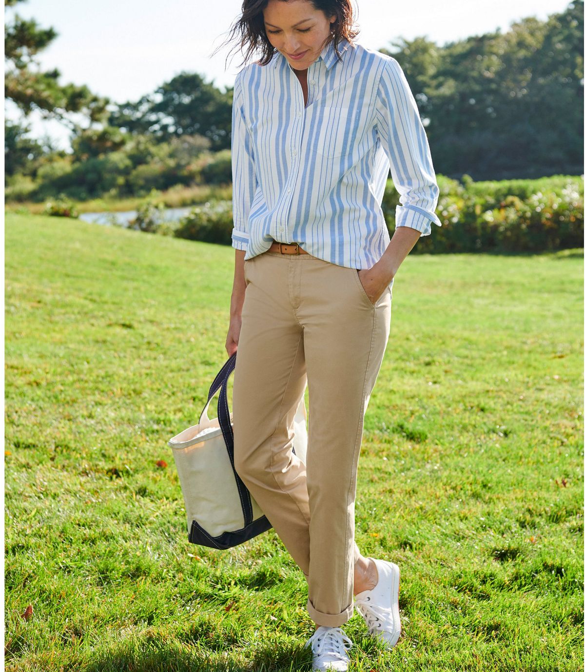 L.L.Bean Women's Ultimate Chinos, Favorite Fit Straight-Leg