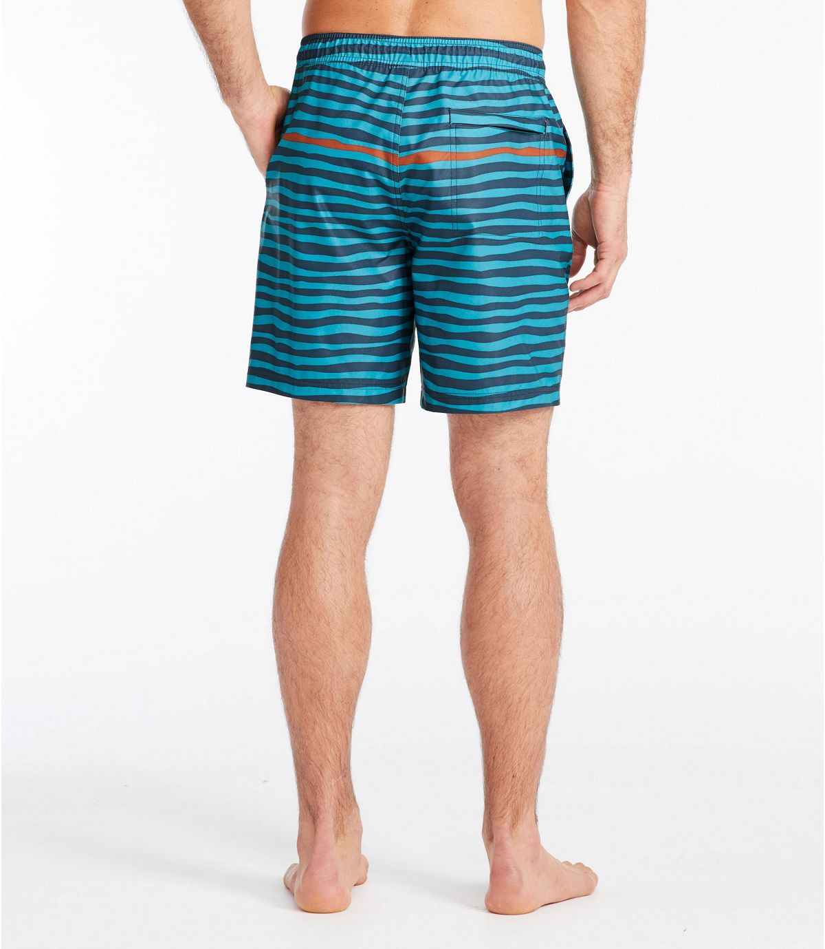 L.L.Bean Men's Vacationland Stretch Swim Trunks, 8"