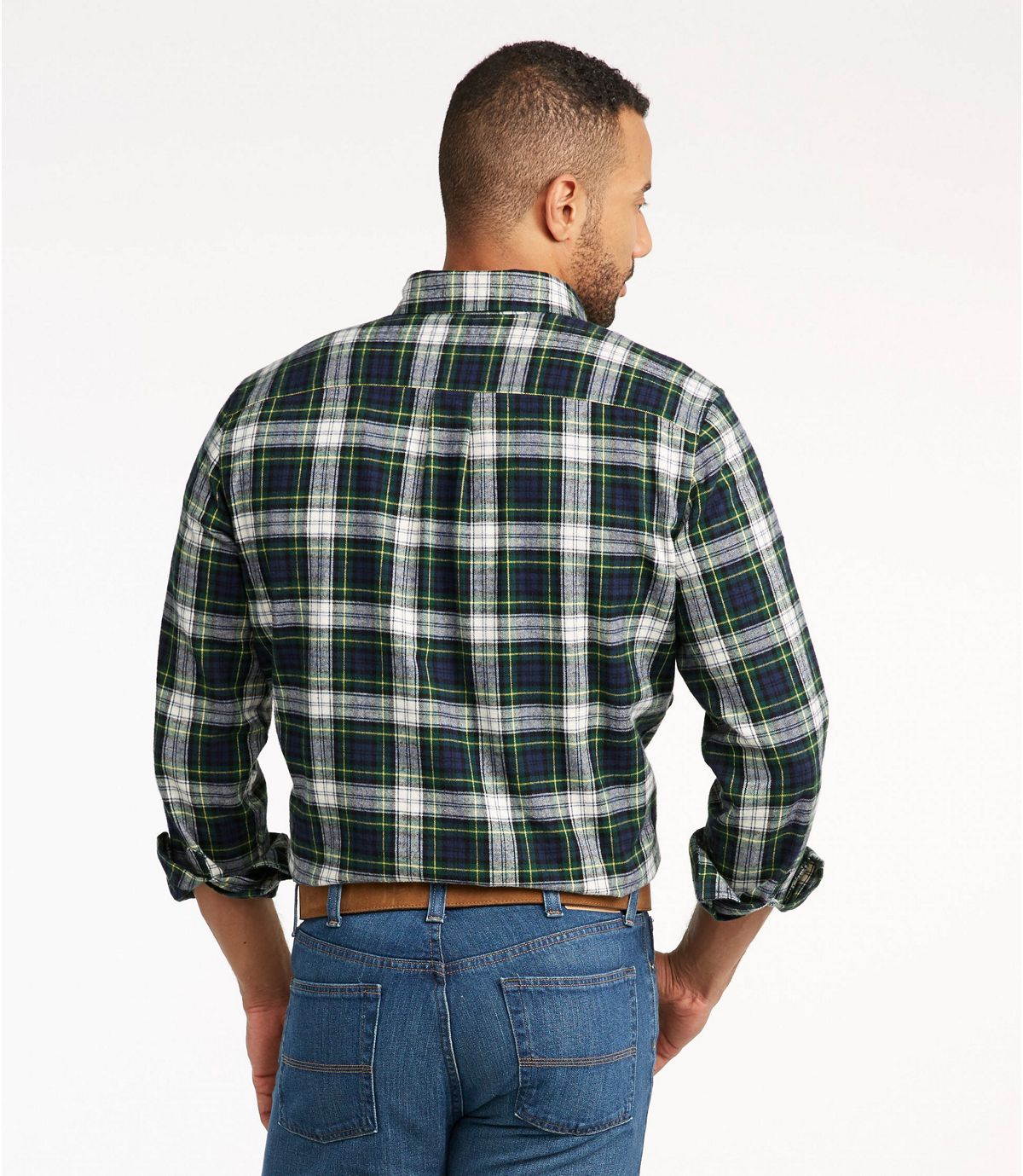 L.L.Bean Scotch Plaid Flannel Shirt, Traditional Fit