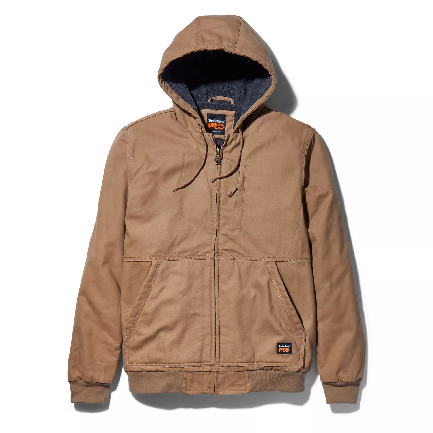 Men's Big & Tall Timberland PRO Gritman Lined Canvas Hooded Jacket