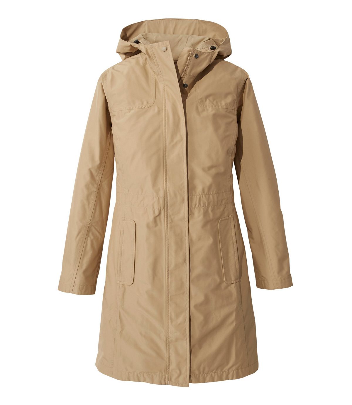 L.L.Bean Women's H2OFF Raincoat, Mesh-Lined