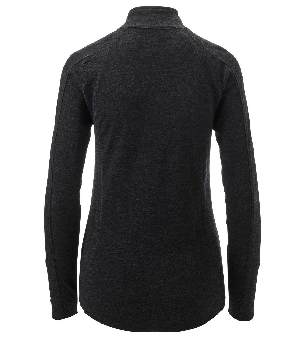 L.L.Bean Women's Cresta Wool Midweight 250 Base Layer, Quarter-Zip