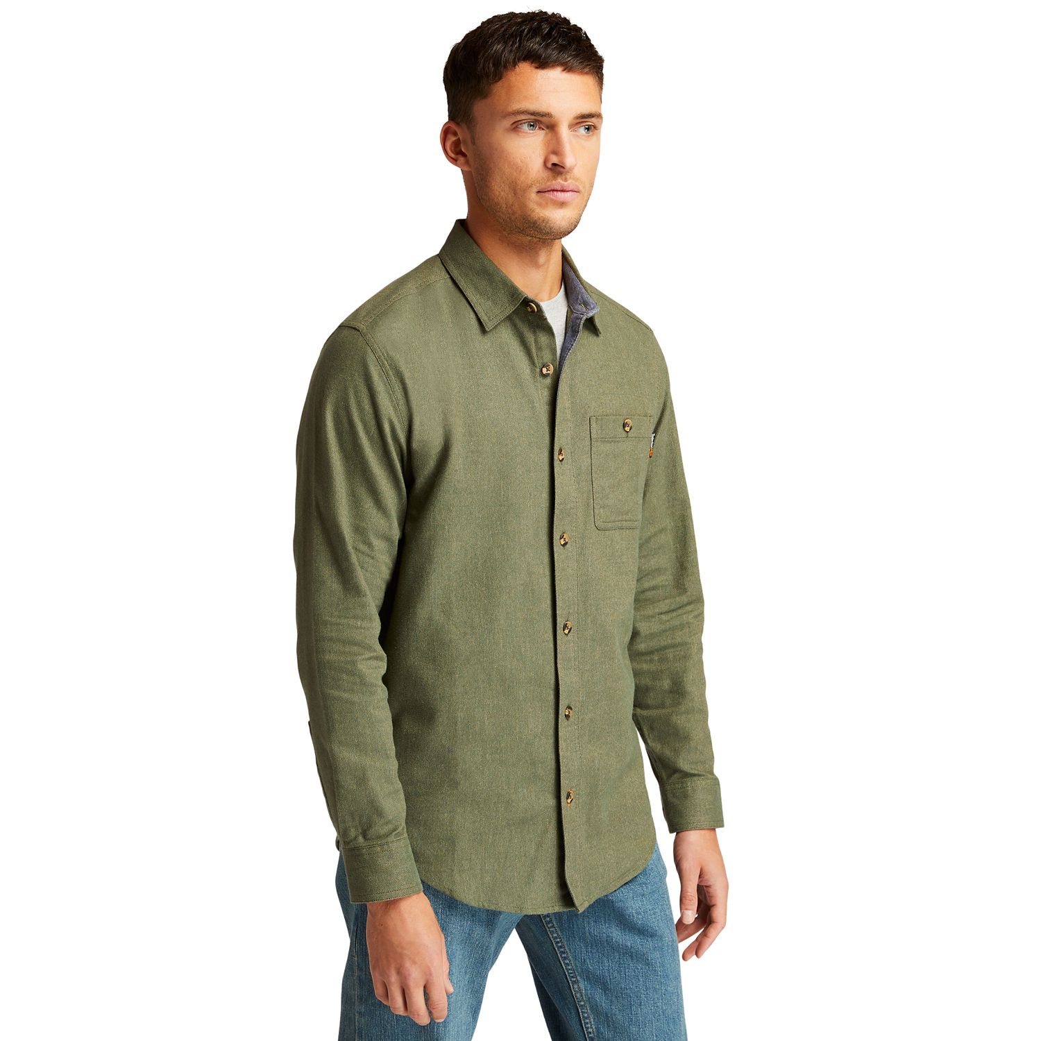 Men's Timberland PRO Woodfort Midweight Flannel Work Shirt