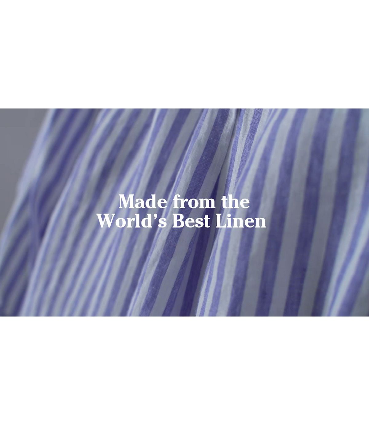 L.L.Bean Women's Premium Washable Linen Shirt, Splitneck Tunic Long-Sleeve Stripe