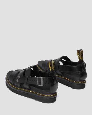 Terry Leather Strap Sandals,MEN'S PLATFORMS,no.463