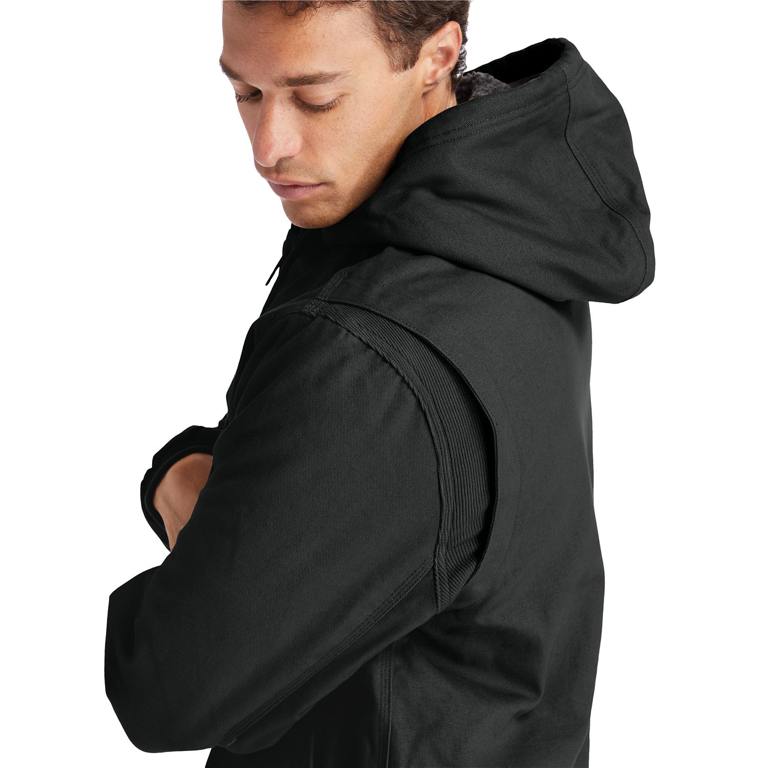 Men's Timberland PRO Gritman Lined, Hooded Canvas Jacket