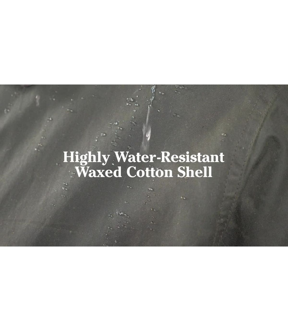 L.L.Bean Men's Double L Waxed-Cotton Upland Coat