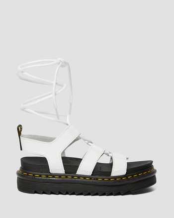 Nartilla Women's Leather Gladiator Sandals,WOMEN'S PLATFORMS,no.100