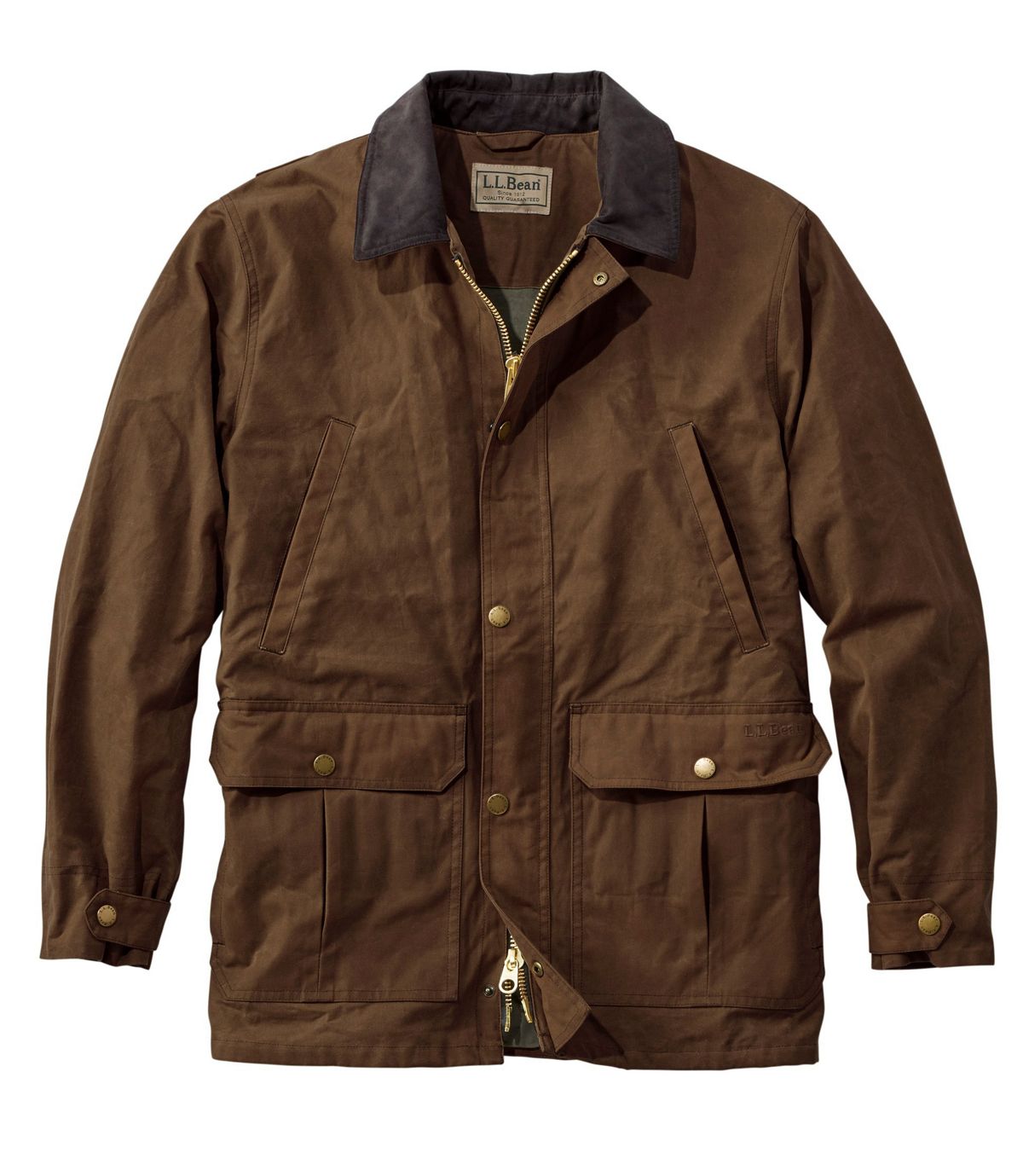L.L.Bean Men's Double L Waxed-Cotton Upland Coat
