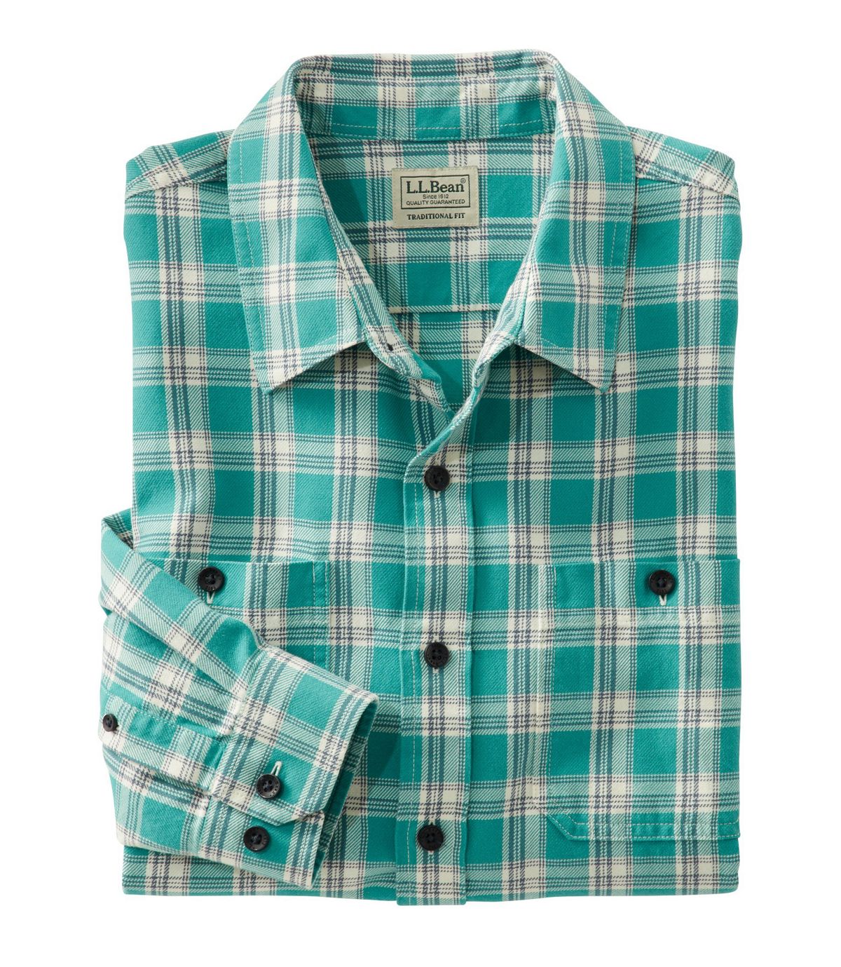L.L.Bean Men's Lakewashed Twill Shirt, Traditional Fit