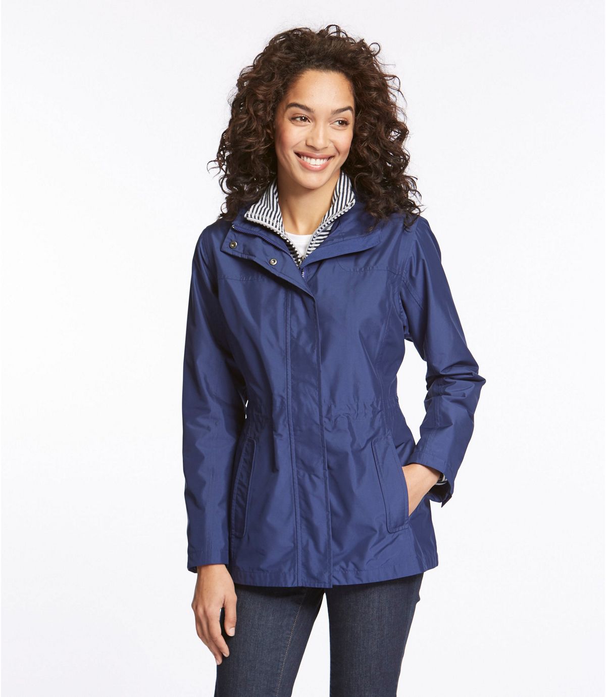 L.L.Bean Women's H2OFF Rain Jacket, PrimaLoft-Lined
