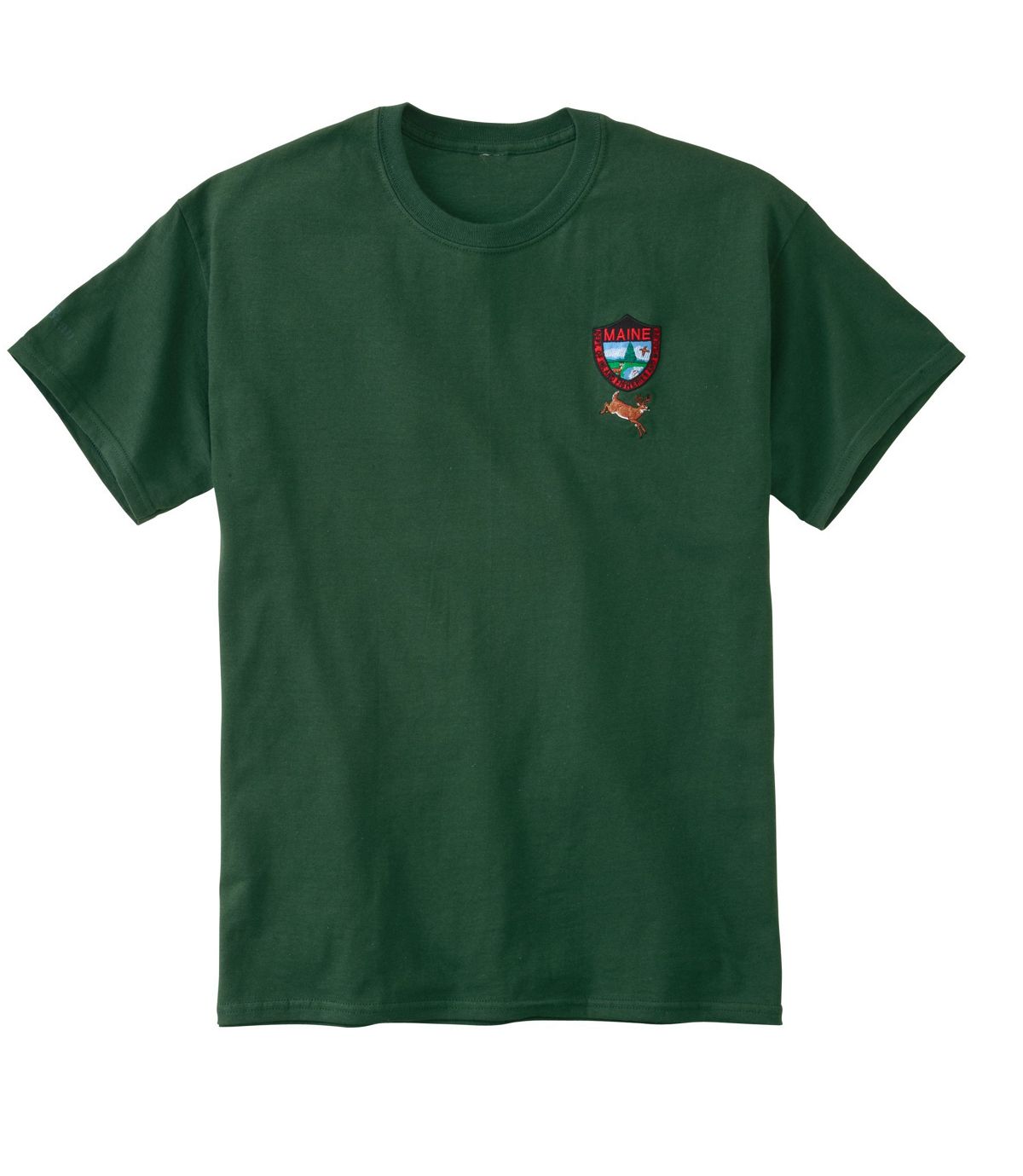 L.L.Bean Men's Maine Inland Fisheries and Wildlife Tee, White-Tailed Deer