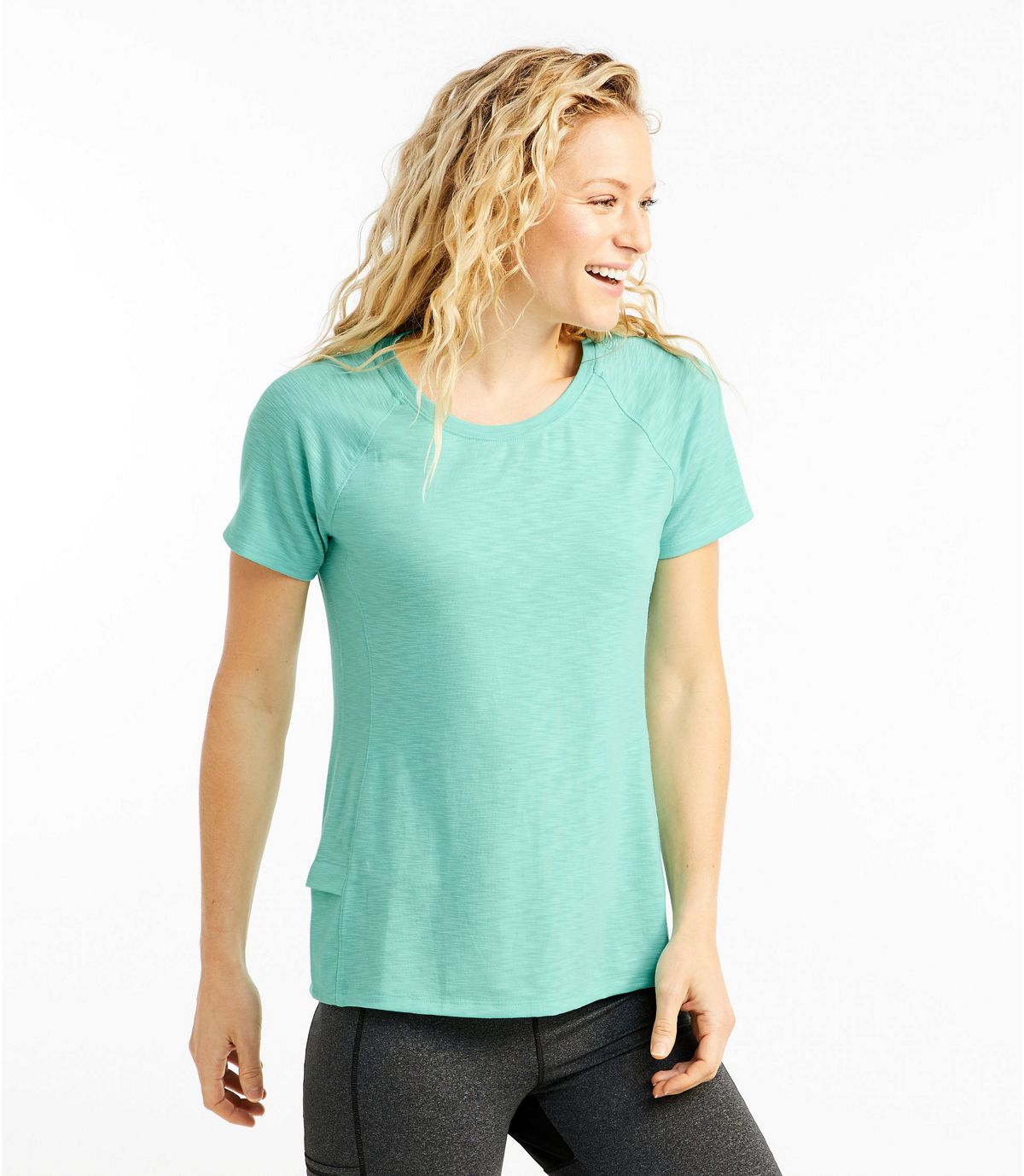 L.L.Bean Women's Short-Sleeve Crewneck Trail Tee