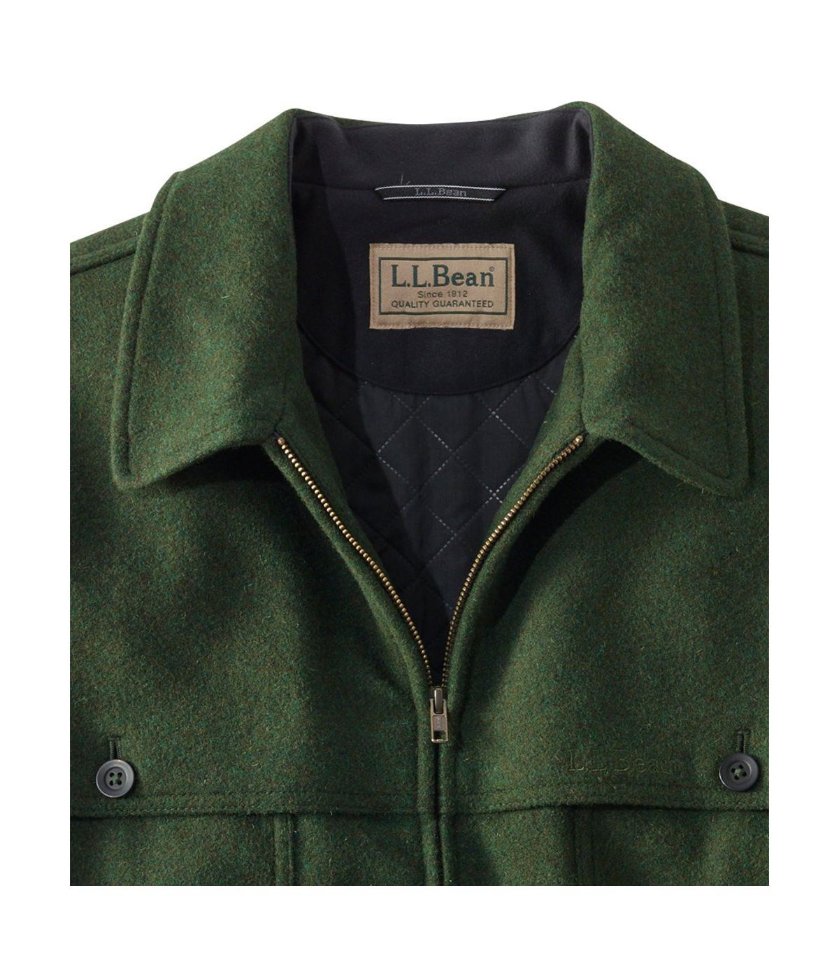 L.L.Bean Men's Maine Guide Zip-Front Jac-Shirt with PrimaLoft