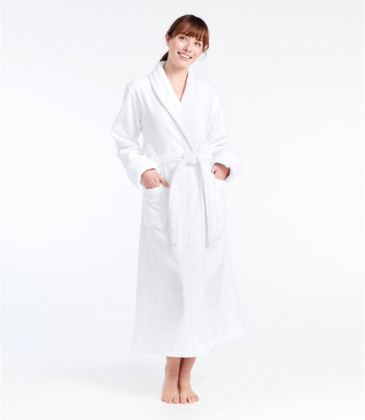 L.L.Bean Women's Organic Terry Robe
