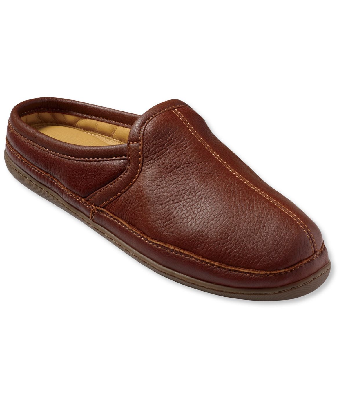 L.L.Bean Elkhide Slipper Scuffs