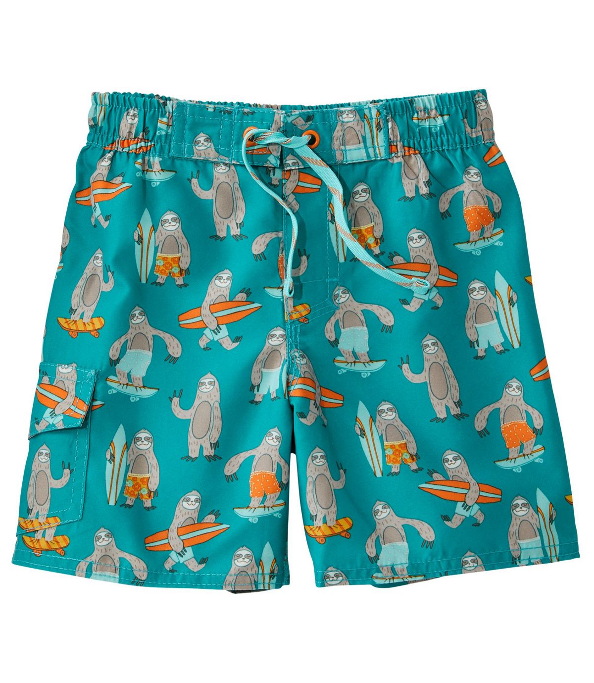 L.L.Bean Toddler BeanSport Swim Shorts, Print