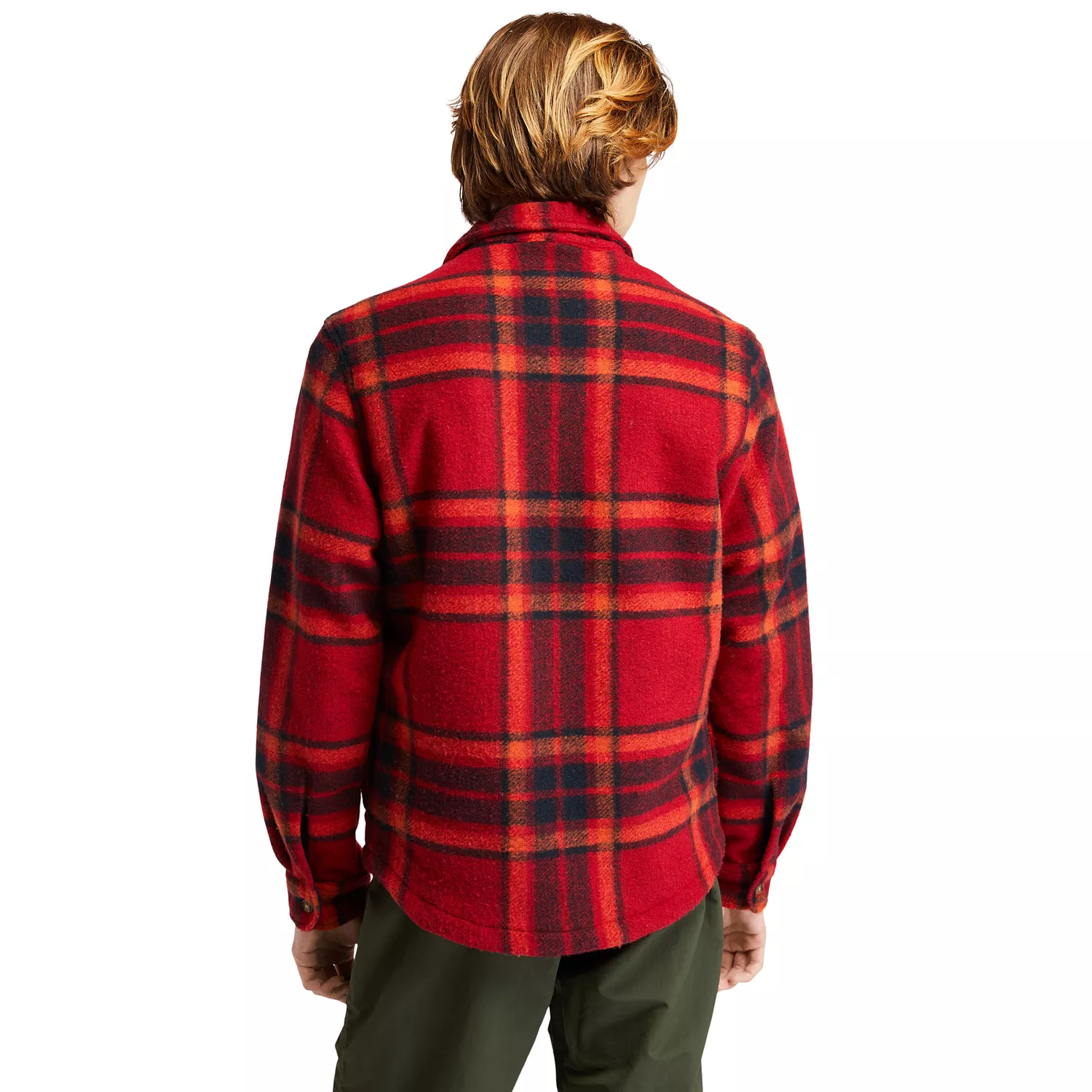 Men's Plaid Fleece Overshirt