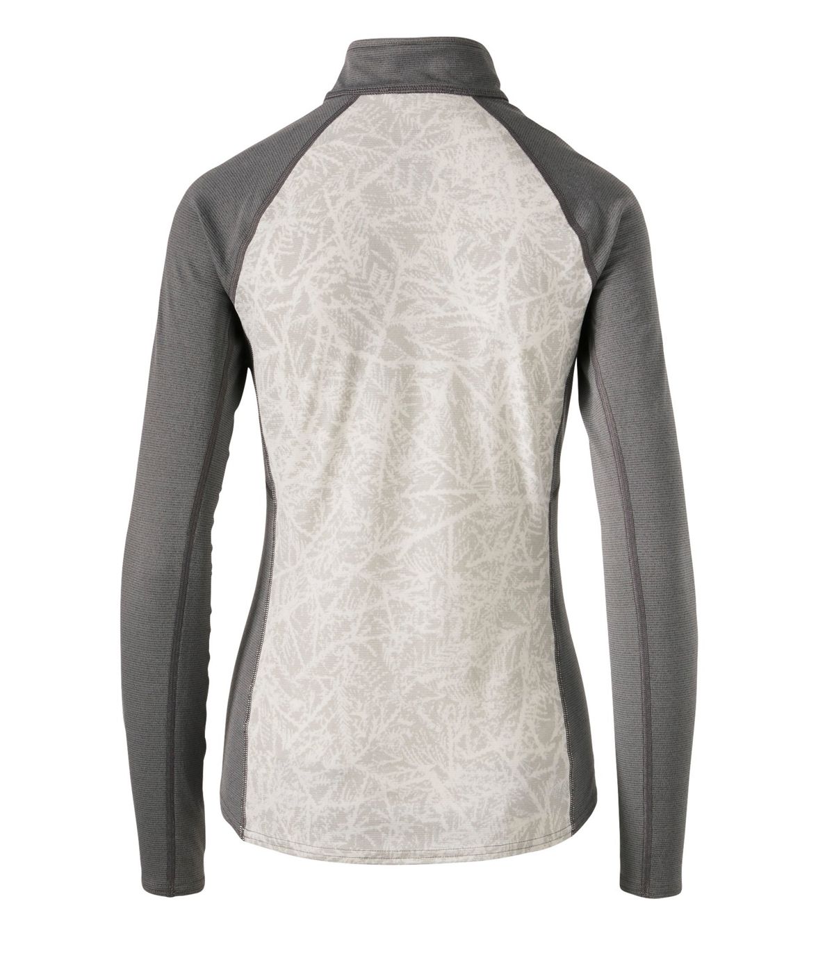 L.L.Bean Women's L.L.Bean Midweight Base Layer, 1/4 Zip, Print