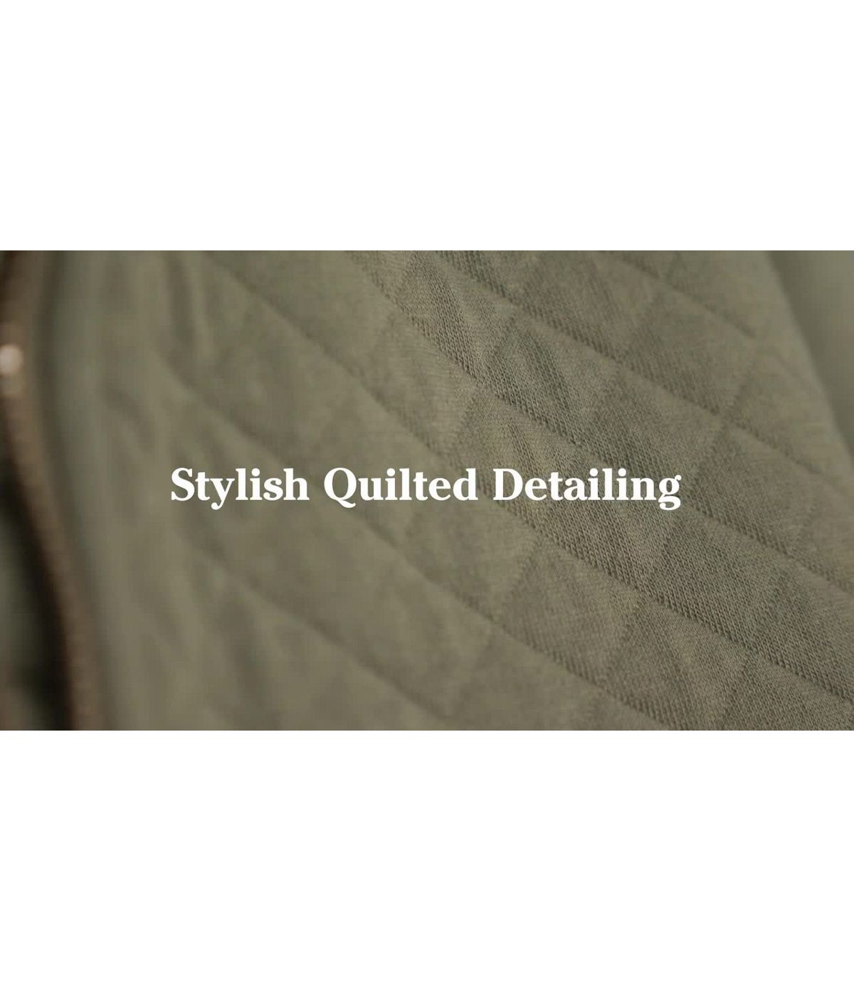 L.L.Bean Women's Quilted Quarter-Zip Pullover