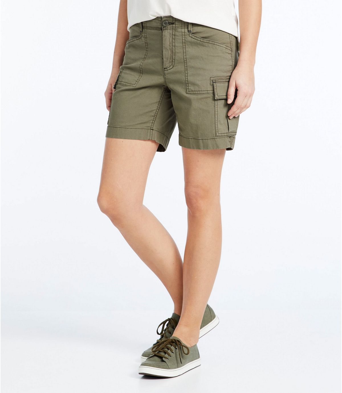 L.L.Bean Women's Stretch Canvas Cargo Shorts