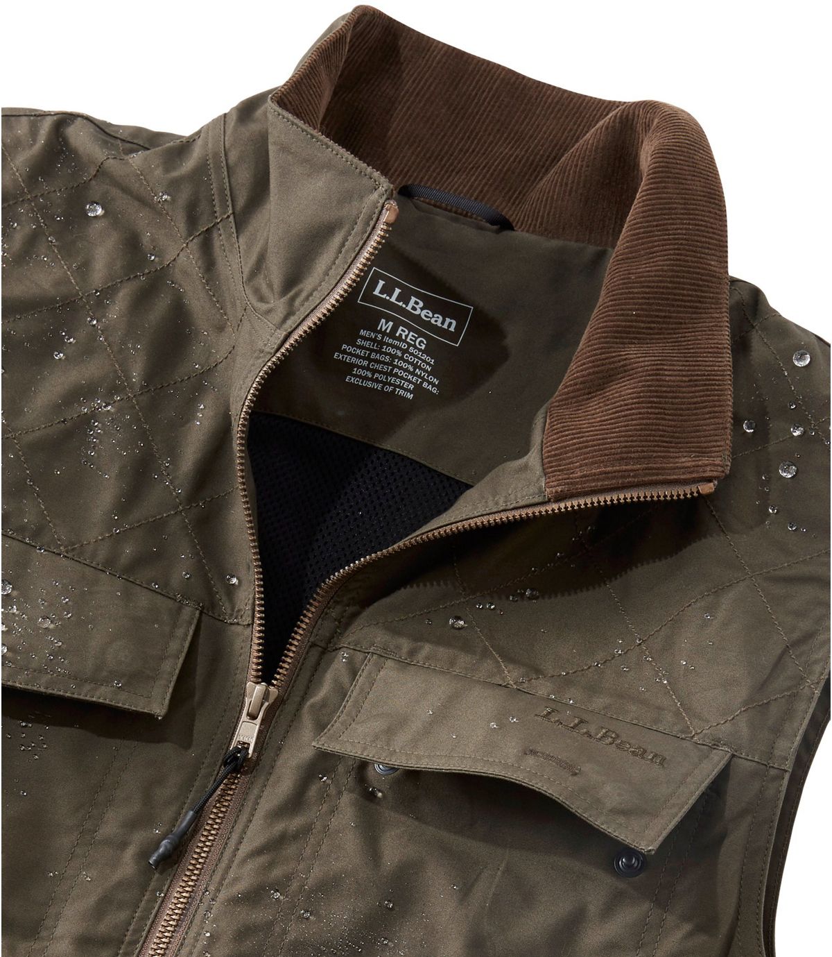 L.L.Bean Men's Traveler's TEKCotton Vest