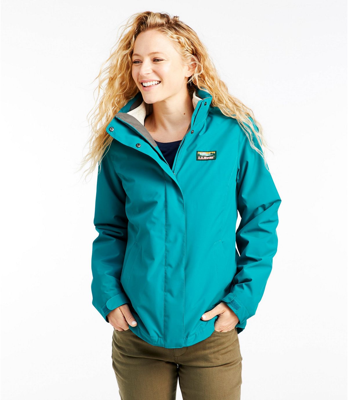 L.L.Bean Women's L.L.Bean Sweater Fleece 3-in-1 Jacket