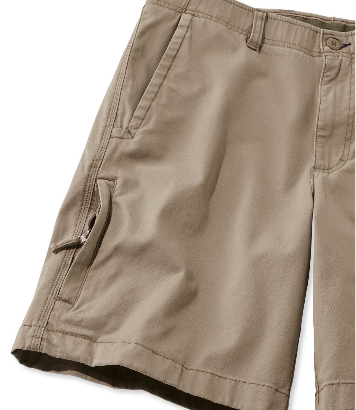 L.L.Bean Men's Stonecoast Khaki Shorts, Classic Fit