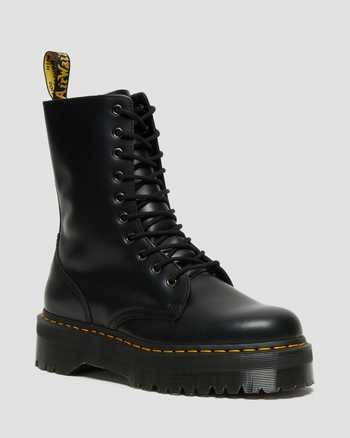 Jadon Hi Smooth Leather Platform Boots,MEN'S PLATFORMS,no.459
