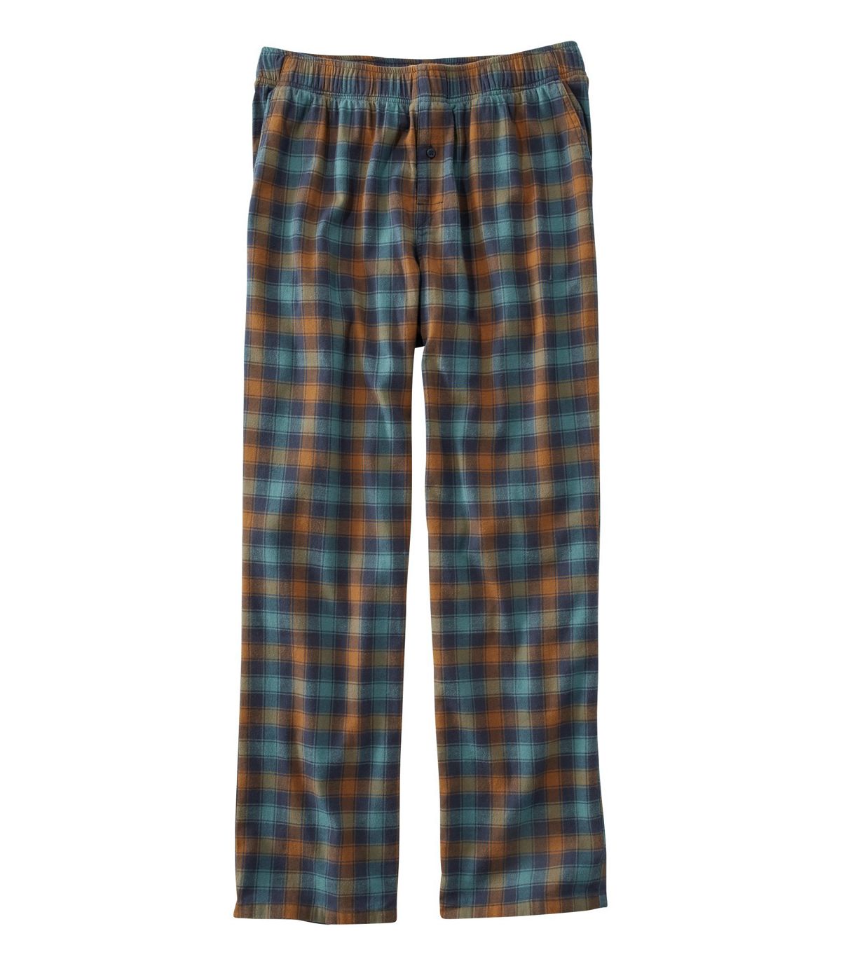 L.L.Bean Men's Rangeley Organic Stretch Flannel Sleep Pants, Plaid