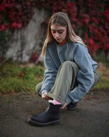 2976 Women's Faux Fur Lined Chelsea Boots,WOMEN'S WINTER BOOTS,no.22