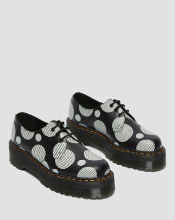 1461 Polka Dot Smooth Leather Platform Shoes,MEN'S PLATFORMS,no.445