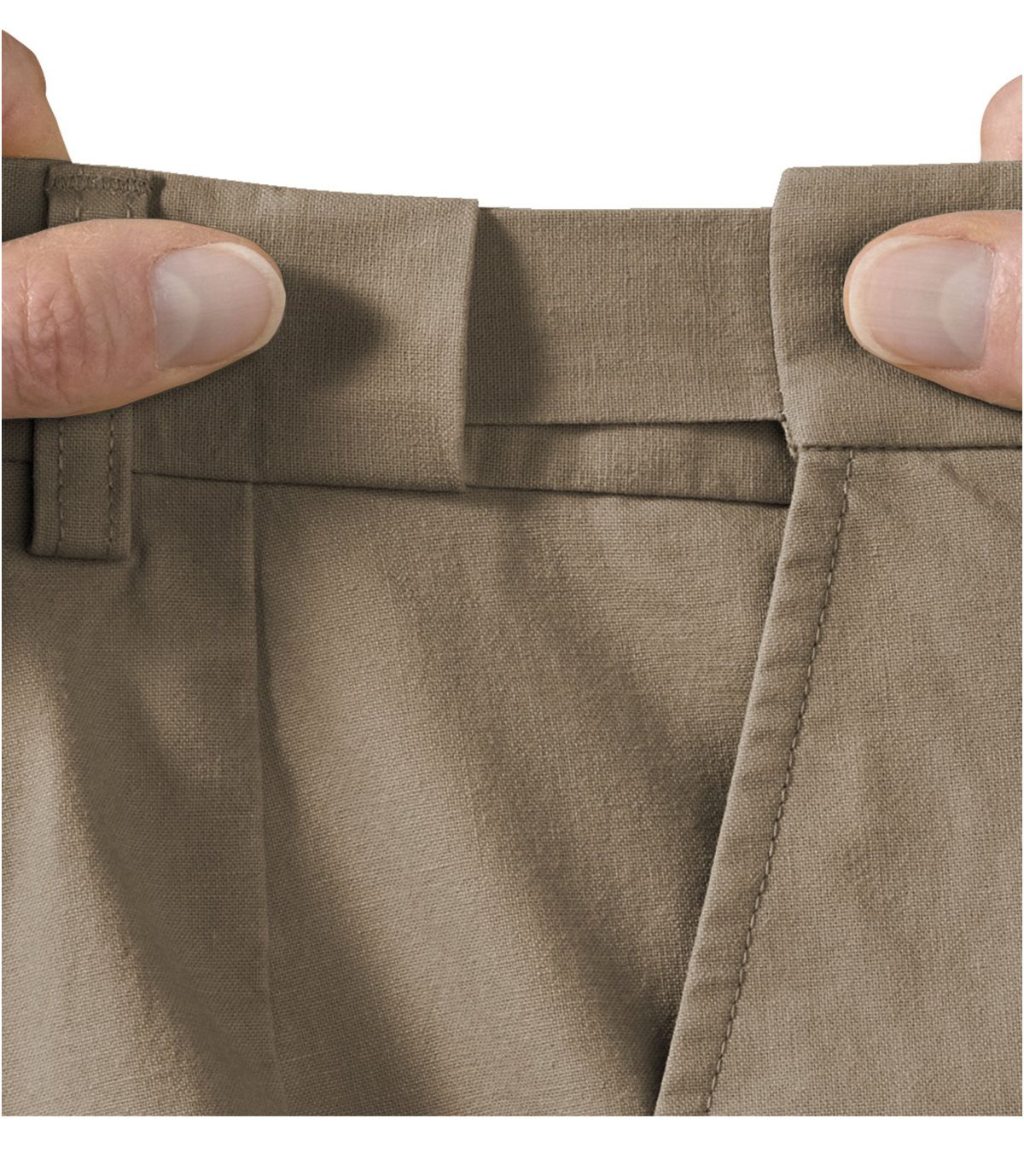L.L.Bean Men's Wrinkle-Free Dress Chinos, Natural Fit Hidden Comfort Pleated