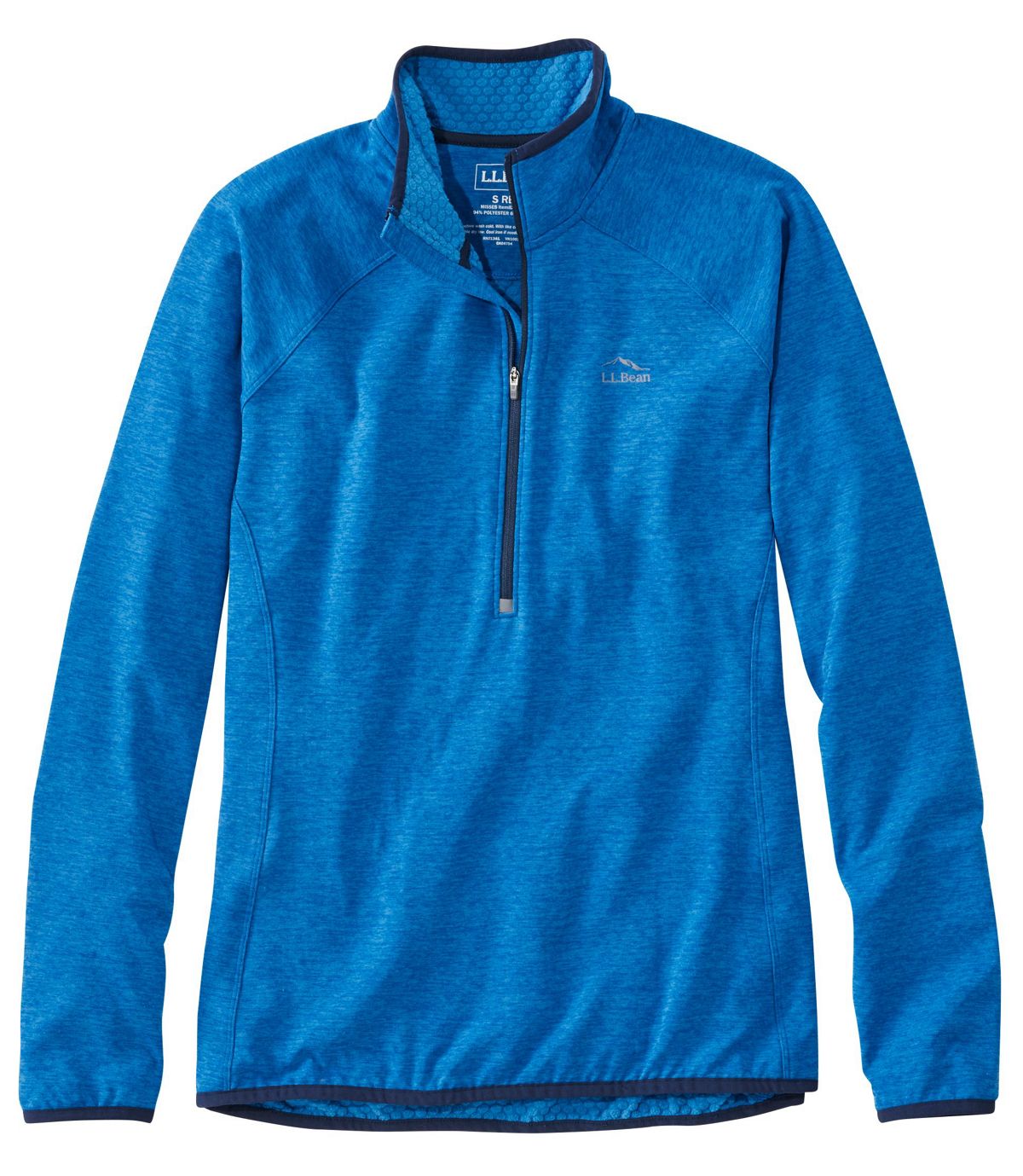 L.L.Bean Women's Adventure Grid Fleece Quarter-Zip Pullover
