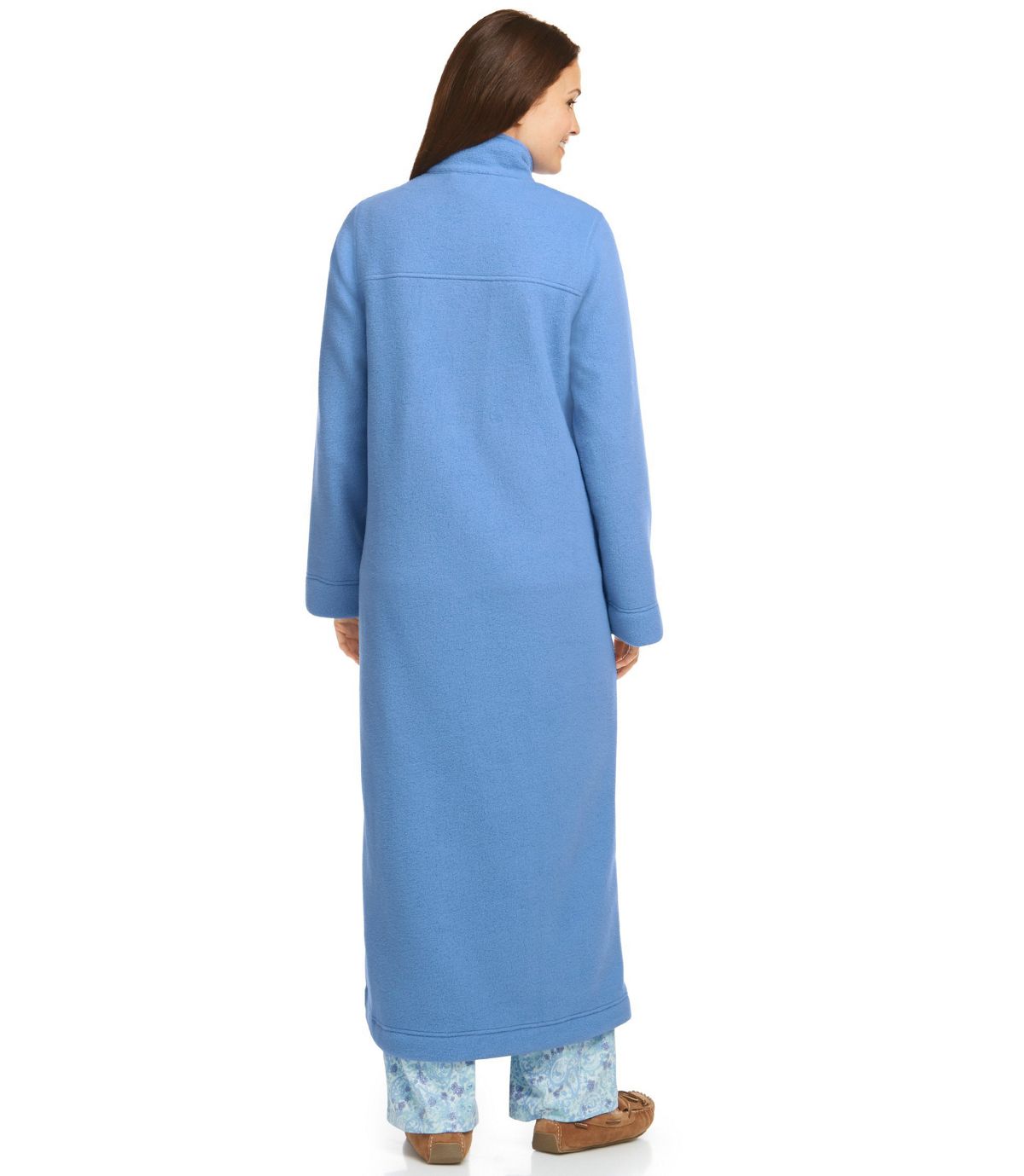 L.L.Bean Women's Winter Fleece Robe, Zip-Front