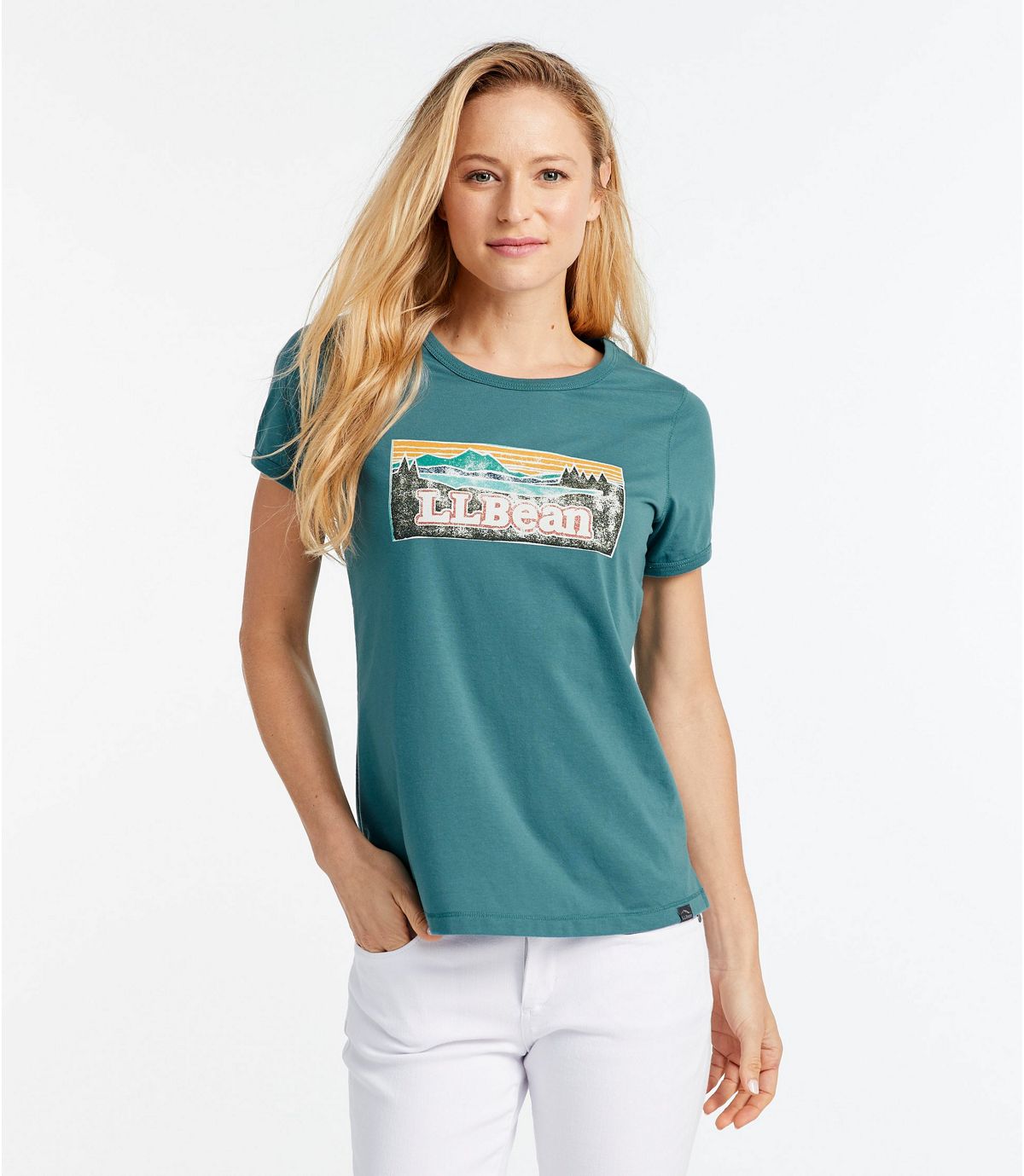 L.L.Bean Women's L.L.Bean Graphic T-Shirt, Short-Sleeve