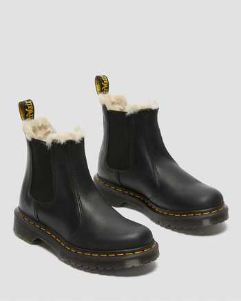 2976 Women's Faux Fur Lined Chelsea Boots,WOMEN'S WINTER BOOTS,no.22