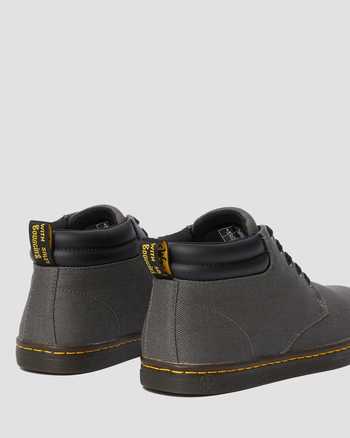 Maleke Men's Twill Canvas Casual Boots,MEN'S CASUAL BOOTS,no.665