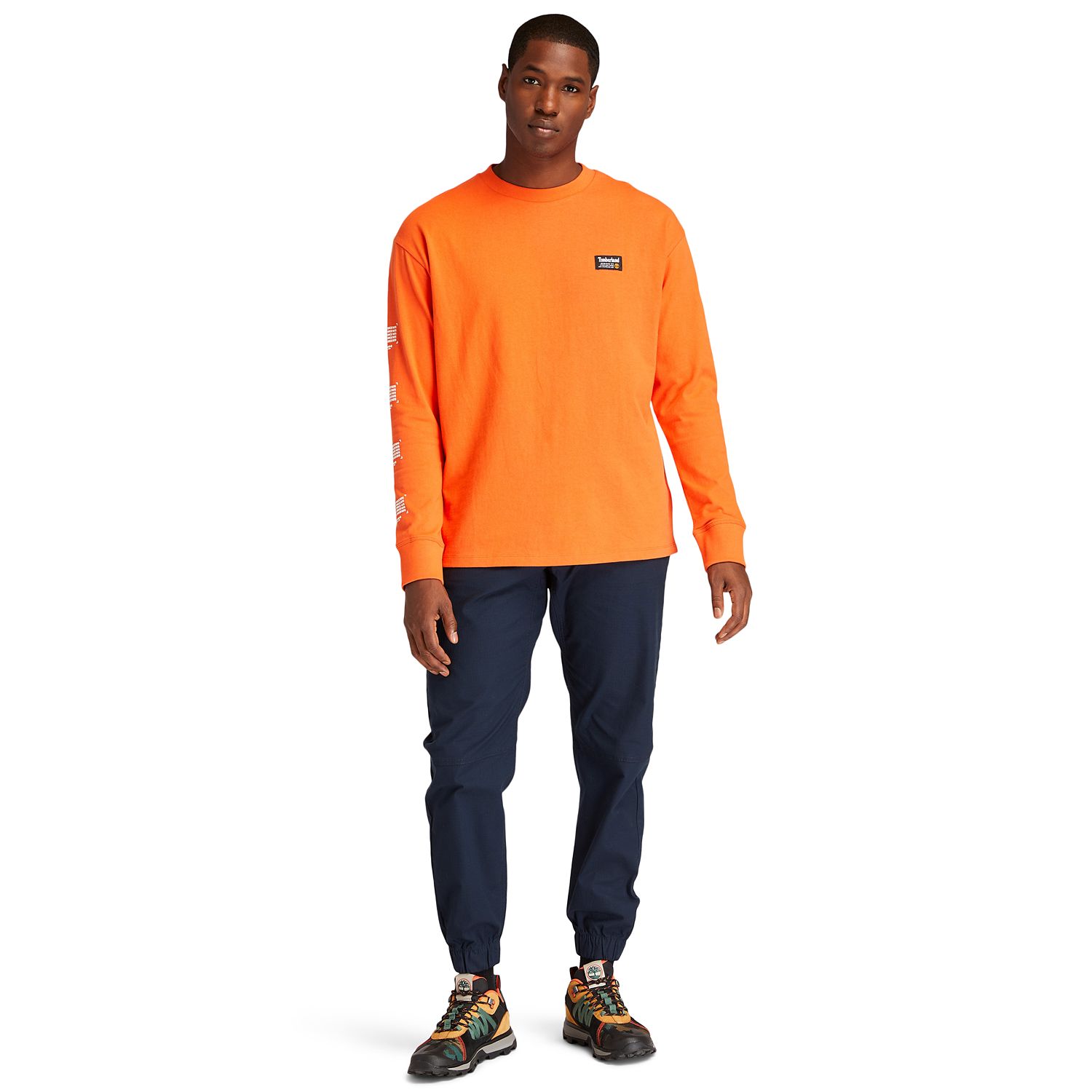 Men's Long-Sleeve Back-Graphic T-Shirt